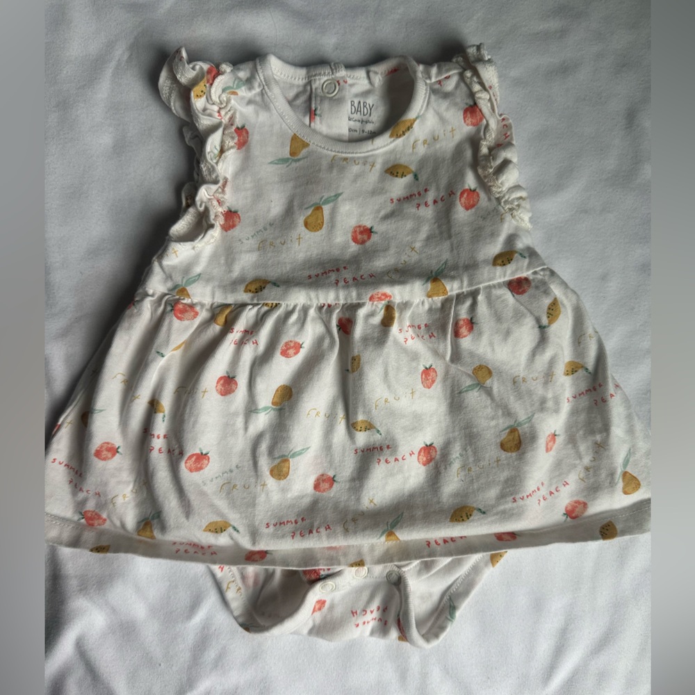 Ruffled Diaper Cover with Fruit Print